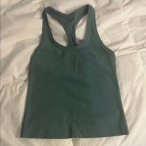 lululemon athletica Teal Racerback Tank Top